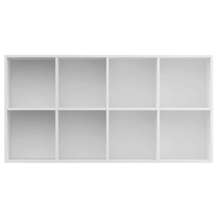 Bibliotecă/Dulap, alb, 66x30x130 cm, lemn prelucrat - WALTI WALTI