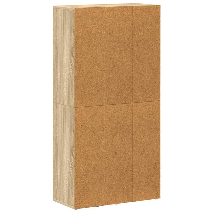 Bibliotecă/Dulap, stejar sonoma, 66x30x130 cm, lemn prelucrat WALTI