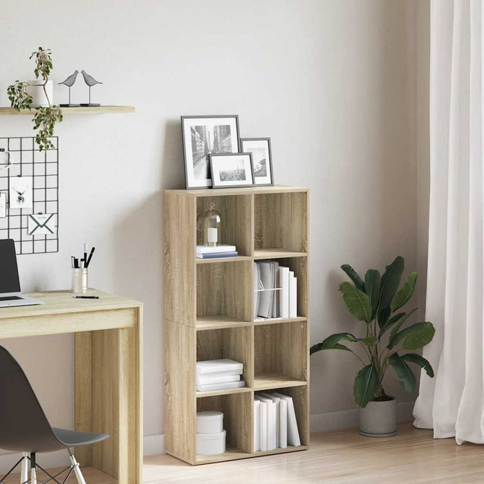 Bibliotecă/Dulap, stejar sonoma, 66x30x130 cm, lemn prelucrat WALTI