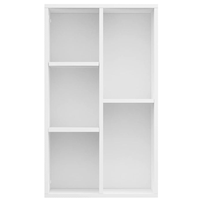 Bibliotecă/Dulap, alb, 50x25x80 cm, lemn prelucrat - WALTI WALTI