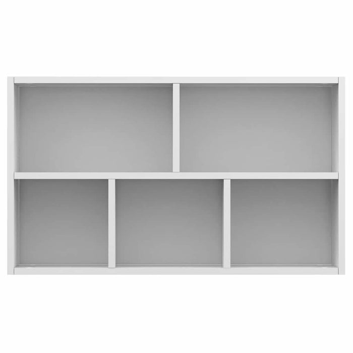 Bibliotecă/Dulap, alb, 50x25x80 cm, lemn prelucrat - WALTI WALTI