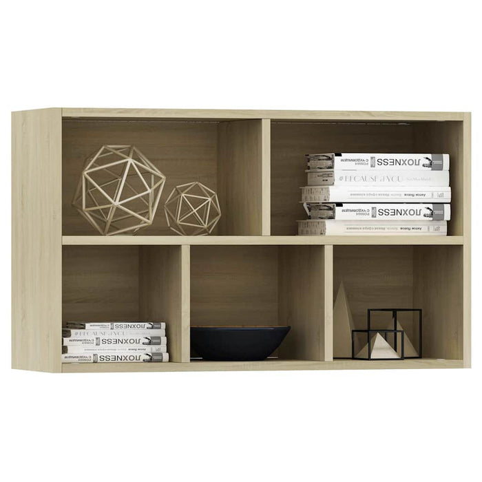 Bibliotecă/Dulap, stejar sonoma, 50x25x80 cm, lemn prelucrat - WALTI WALTI