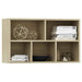 Bibliotecă/Dulap, stejar sonoma, 50x25x80 cm, lemn prelucrat - WALTI WALTI