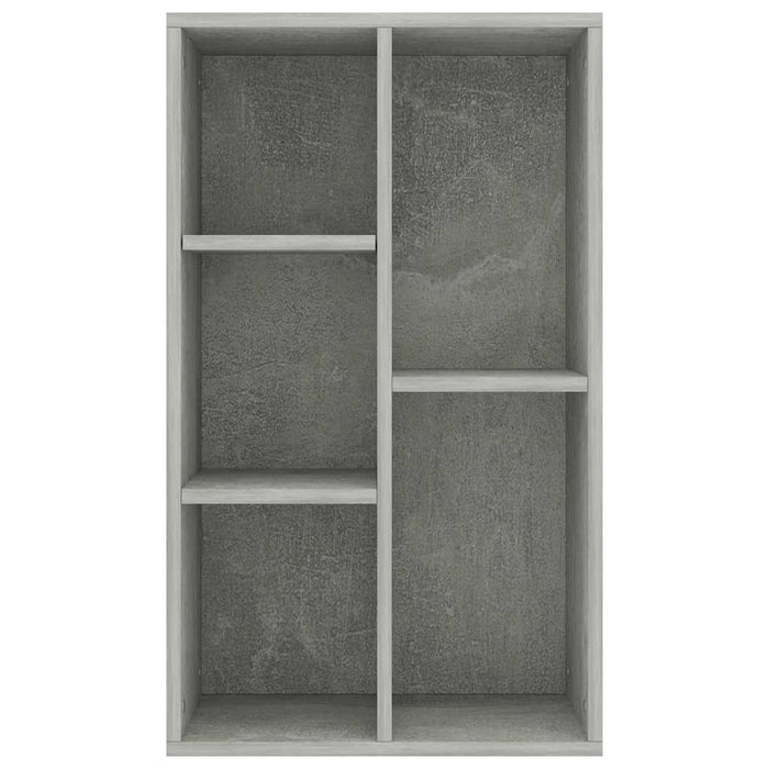 Bibliotecă/Dulap, gri beton, 50x25x80 cm, lemn prelucrat - WALTI WALTI