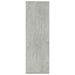 Bibliotecă/Dulap, gri beton, 50x25x80 cm, lemn prelucrat - WALTI WALTI