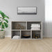 Bibliotecă/Dulap, gri beton, 50x25x80 cm, lemn prelucrat - WALTI WALTI