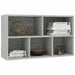Bibliotecă/Dulap, gri beton, 50x25x80 cm, lemn prelucrat - WALTI WALTI