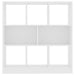Bibliotecă, alb, 97,5x29,5x100 cm, lemn prelucrat - WALTI WALTI