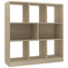 Bibliotecă, stejar sonoma, 97,5x29,5x100 cm, lemn prelucrat - WALTI WALTI