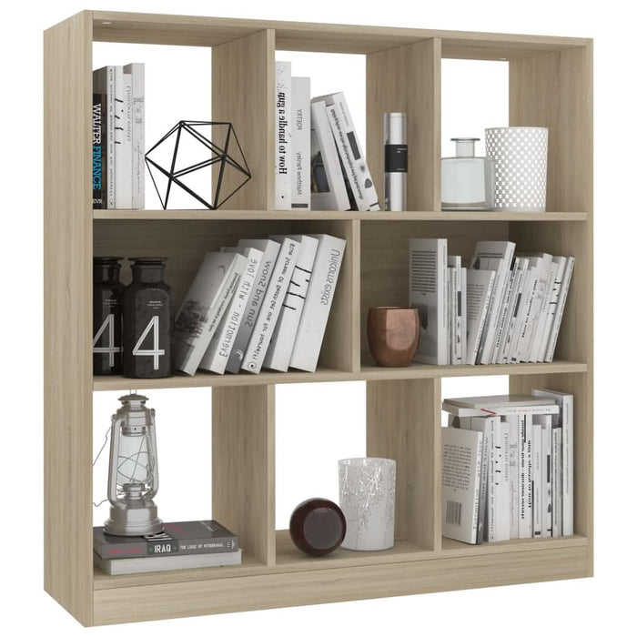 Bibliotecă, stejar sonoma, 97,5x29,5x100 cm, lemn prelucrat - WALTI WALTI