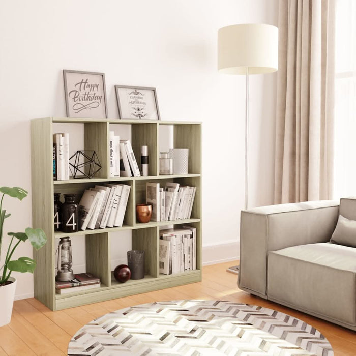 Bibliotecă, stejar sonoma, 97,5x29,5x100 cm, lemn prelucrat - WALTI WALTI