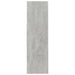 Bibliotecă, gri beton, 97,5x29,5x100 cm, lemn prelucrat - WALTI WALTI