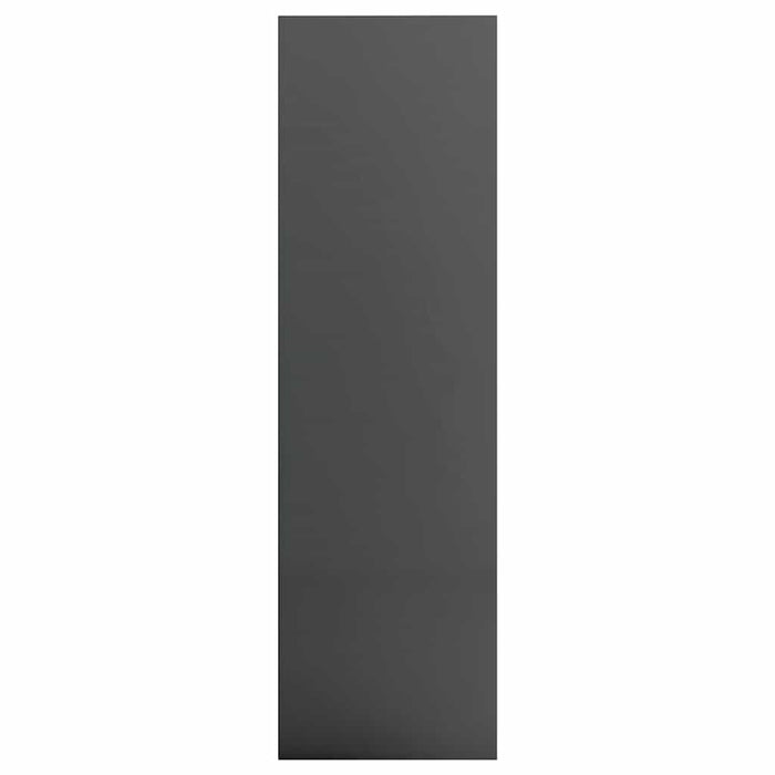Bibliotecă, gri extralucios, 97,5x29,5x100 cm, PAL WALTI