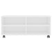 Dulap TV cu rotile, alb, 90x35x35, lemn prelucrat - WALTI WALTI
