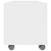 Dulap TV cu rotile, alb, 90x35x35, lemn prelucrat - WALTI WALTI