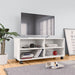 Dulap TV cu rotile, alb, 90x35x35, lemn prelucrat - WALTI WALTI