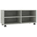 Dulap TV cu rotile, gri beton, 90x35x35, lemn prelucrat - WALTI WALTI