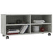 Dulap TV cu rotile, gri beton, 90x35x35, lemn prelucrat - WALTI WALTI