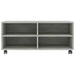 Dulap TV cu rotile, gri beton, 90x35x35, lemn prelucrat - WALTI WALTI