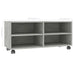 Dulap TV cu rotile, gri beton, 90x35x35, lemn prelucrat - WALTI WALTI