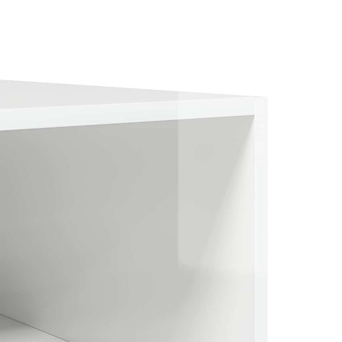 Șifonier, alb extralucios, 100x50x200 cm, lemn prelucrat - WALTI WALTI