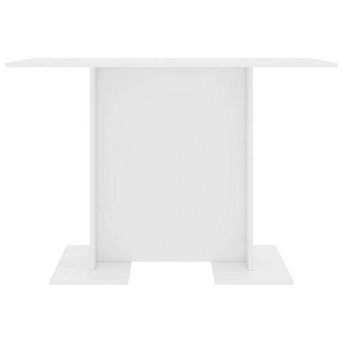 Masă de bucătărie, alb, 110x60x75 cm, lemn prelucrat - WALTI WALTI