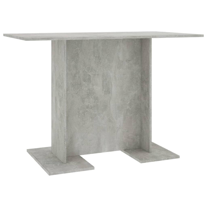 Masă de bucătărie, gri beton, 110x60x75 cm, lemn prelucrat - WALTI WALTI