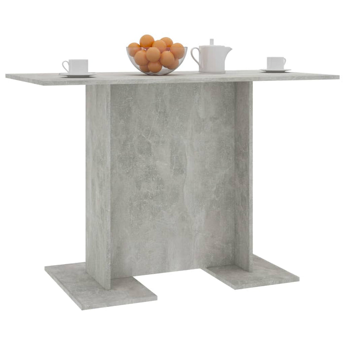Masă de bucătărie, gri beton, 110x60x75 cm, lemn prelucrat - WALTI WALTI