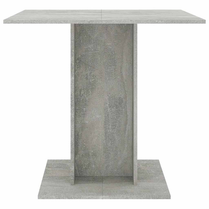 Masă de bucătărie, gri beton, 80x80x75 cm, lemn prelucrat - WALTI WALTI