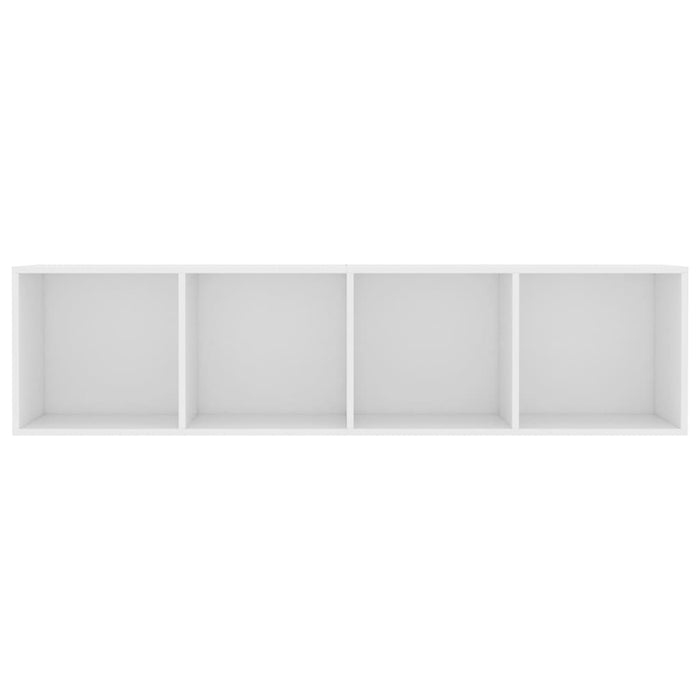 Bibliotecă/Comodă TV, alb, 143x30x36 cm - WALTI WALTI
