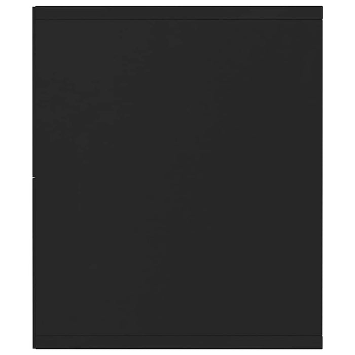 Bibliotecă/Comodă TV, negru, 143x30x36 cm WALTI