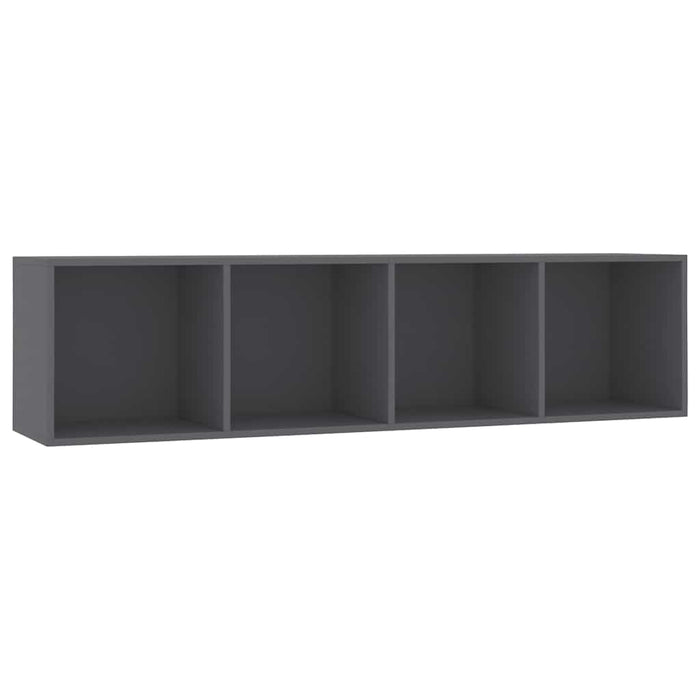 Bibliotecă/Comodă TV, gri, 143x30x36 cm WALTI