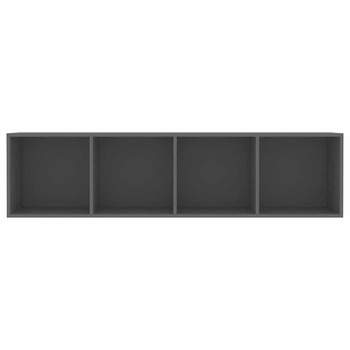 Bibliotecă/Comodă TV, gri, 143x30x36 cm WALTI