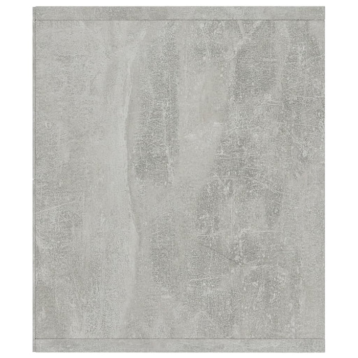 Bibliotecă/Comodă TV, gri beton, 143x30x36 cm - WALTI WALTI