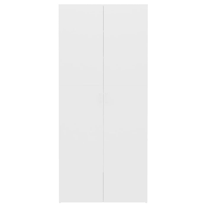 Pantofar, alb, 80x35,5x180 cm, lemn prelucrat - WALTI WALTI