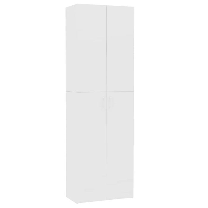 Dulap de birou, alb, 60x32x190 cm, lemn prelucrat - WALTI WALTI