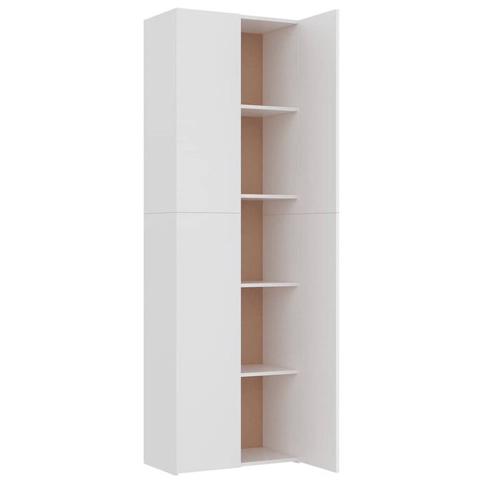 Dulap de birou, alb, 60x32x190 cm, lemn prelucrat - WALTI WALTI