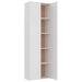 Dulap de birou, alb, 60x32x190 cm, lemn prelucrat - WALTI WALTI