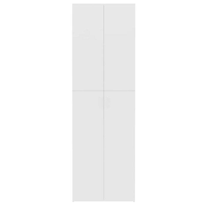 Dulap de birou, alb, 60x32x190 cm, lemn prelucrat - WALTI WALTI