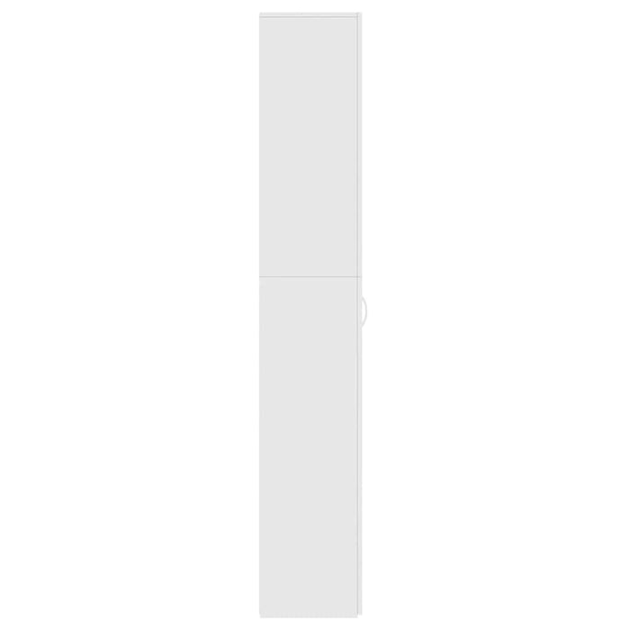 Dulap de birou, alb, 60x32x190 cm, lemn prelucrat - WALTI WALTI