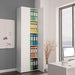 Dulap de birou, alb, 60x32x190 cm, lemn prelucrat - WALTI WALTI