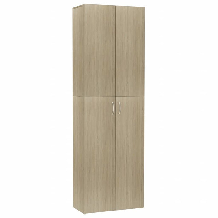 Dulap de birou, stejar sonoma, 60x32x190 cm, lemn prelucrat WALTI