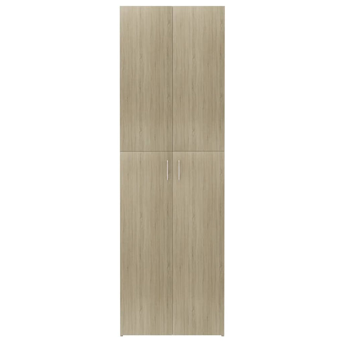 Dulap de birou, stejar sonoma, 60x32x190 cm, lemn prelucrat WALTI