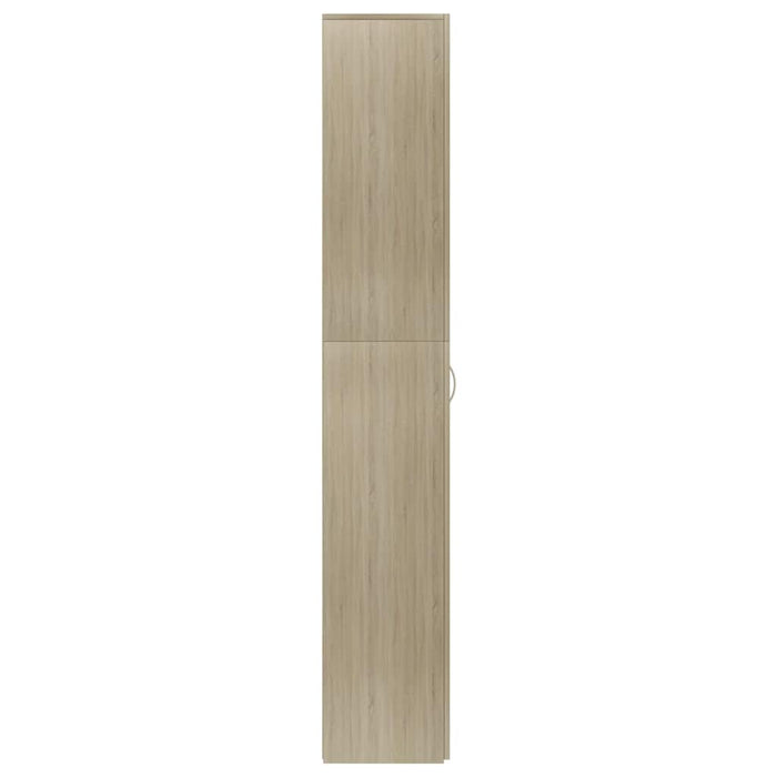 Dulap de birou, stejar sonoma, 60x32x190 cm, lemn prelucrat WALTI