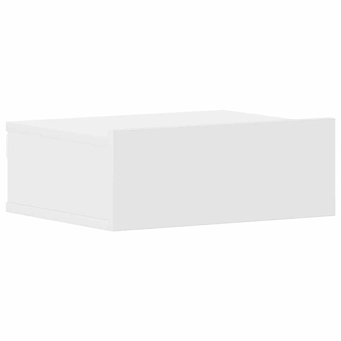 Noptiere suspendate, 2 buc., alb, 40x30x15 cm, lemn prelucrat - WALTI WALTI