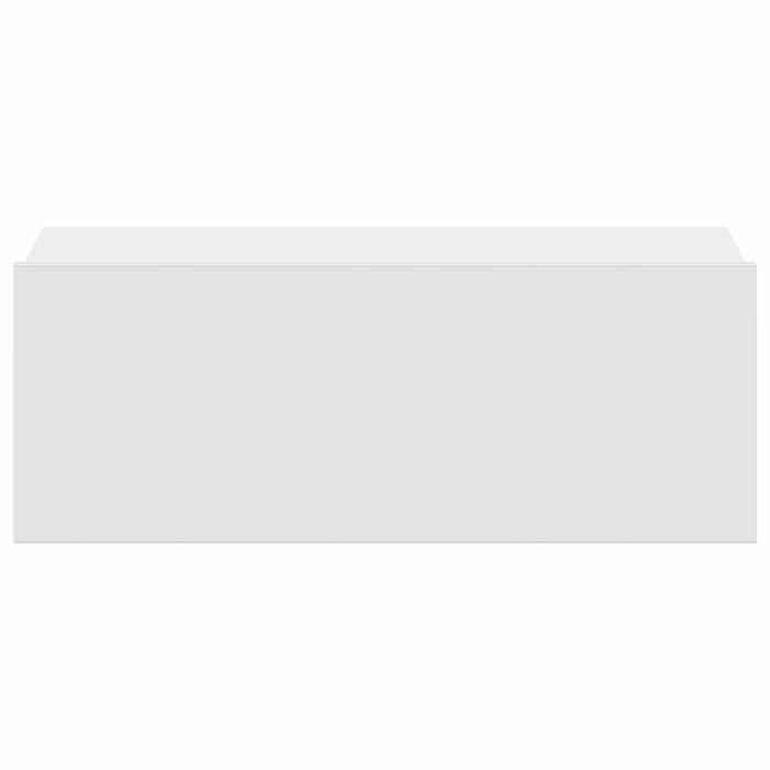 Noptiere suspendate, 2 buc., alb, 40x30x15 cm, lemn prelucrat - WALTI WALTI