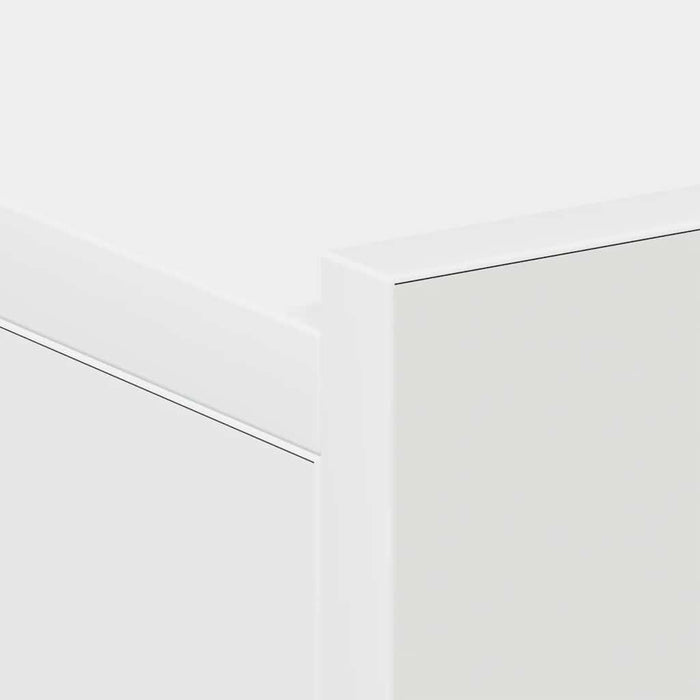 Noptiere suspendate, 2 buc., alb, 40x30x15 cm, lemn prelucrat - WALTI WALTI