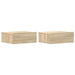 Noptiere suspendate, 2 buc., stejar sonoma, 40x30x15 cm - WALTI WALTI