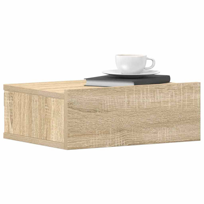 Noptiere suspendate, 2 buc., stejar sonoma, 40x30x15 cm - WALTI WALTI