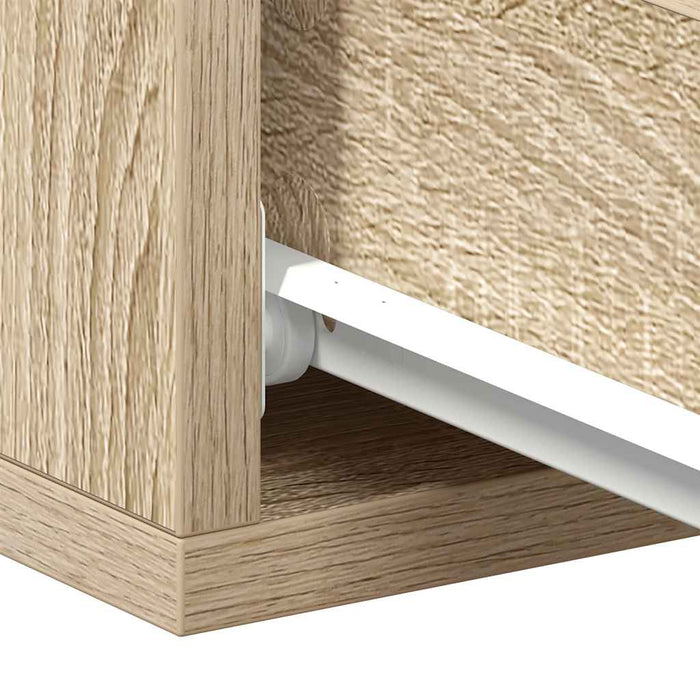 Noptiere suspendate, 2 buc., stejar sonoma, 40x30x15 cm - WALTI WALTI